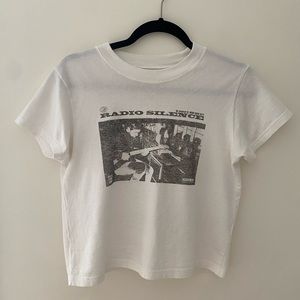 Brandy Melville Radio Silence Baby Tee